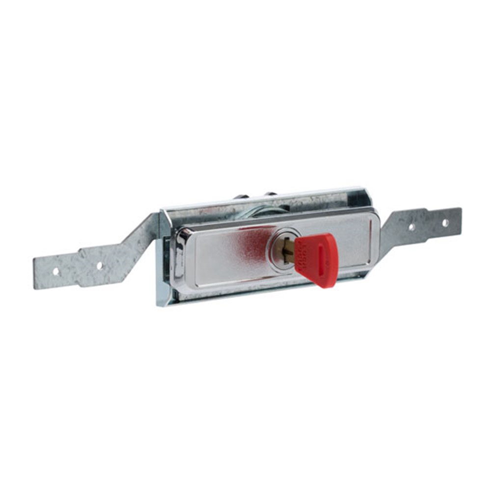 LOCK FOCUS ROLLA LOCK LOW PROF A/V9LP/CLRED/2H/L-A (CL003), Lock Focus  Roller Door Locks - LSC