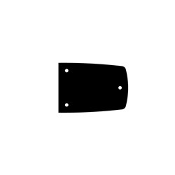 BDS Packer Suit Lockwood 507 Night Latch Black Acrylic 3mm ACRPLW507-3