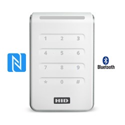 HID Signo 40K Series Keypad Reader with Smart Profile White - 40KNWS-02-000000