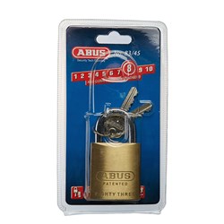 thumbnail image 2 of ABUS 83IC/45 Best Style Small Format IC Core Brass Padlock – Steel Shackle, Interchangeable Core 2 of 5
