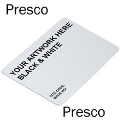 ACSS PRESCO 125kHz ISO CARD BLACK & WHITE PRINT 1 SIDE