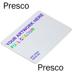 ACSS PRESCO 125kHz ISO CARD COLOUR PRINT 1 SIDE