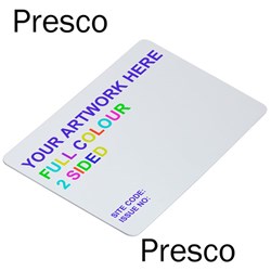 ACSS PRESCO 125kHz ISO CARD COLOUR PRINT 2 SIDES