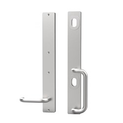 AMS Dual Lock Lever Handle Pair RH Stainless - DLLH33 SS Pair RH