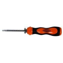 BRAVA Promo Screwdriver Orange Black with BRAVA Logo