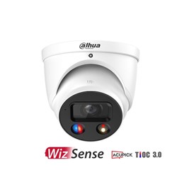 Dahua WizSense Series 8MP TiOC 3.0 Active Deterrence Eyeball Network Camera with 2.8mm Fixed Lens and AcuPick Technology, IP67 - DH-IPC-HDW3849H-AS-PV-ANZ-S2