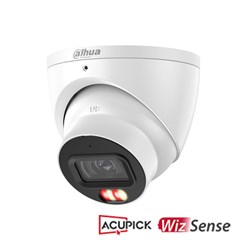 Dahua WizSense Series 8MP Eyeball Network Camera with 2.8mm Fixed Lens, AcuPick Technology and White Light LED, IP67 - DH-IPC-HDW3867EM-S-IL-ANZ