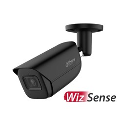 Dahua WizSense Series 8MP Black Bullet Network Camera with 2.8mm Fixed Lens, IP67 - DH-IPC-HFW3866EP-AS-AUS-BLK