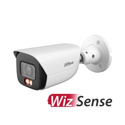 Dahua WizSense Series 8MP Bullet Network Camera with 2.8mm Fixed Lens, AcuPick Technology and White Light LED, IP67 - DH-IPC-HFW3867E-AS-IL-ANZ