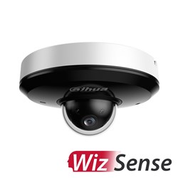 Dahua WizSense Series 4MP Mini Dome PTZ Network Camera with 4x Optical Zoom, Starlight Technology, IP66 and IK08 - DH-SD1A404DB-GNY