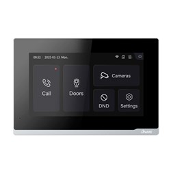 Dnake Indoor Black IP 7inch WiFi Touchscreen Monitor for Intercom Kits - E217W-Black