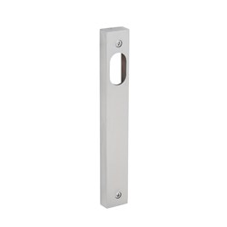 Dormakaba Narrow Square End Plate Furniture Internal Cylinder Hole - No Lever Satin Stainless Steel - 6411SSS