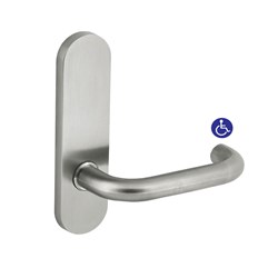 dormakaba Furniture Round End Plate Concealed Fix with 70 Lever SSS - 6705/70SSS 9400000016616