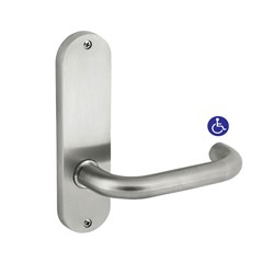 dormakaba Furniture Round End Plate Visible Fix with 70 Lever SSS - 6706/70SSS 9400000016617