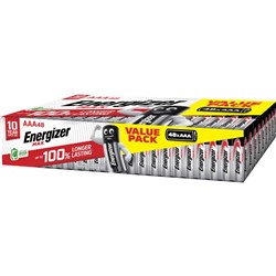 Energizer AAA 1.5V Alkaline Battery Industrial Bulk Pack of 48 - EN92 E304583300