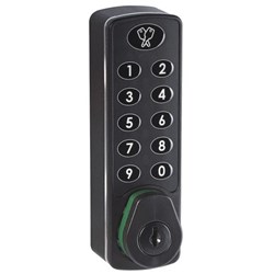 Lock Focus Horizon 3950 Digital Cam Lock For Vertical Surface Mount Metal Fitment Finish Black - I/3950110H3