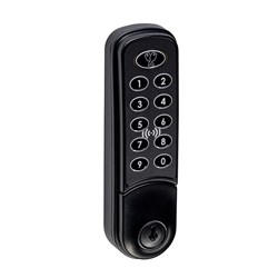 Lock Focus Nimbus RFID Electronic Digital Cam Lock with Key Override Black - 3963