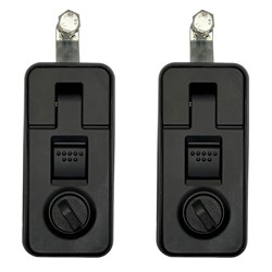 Lock Focus Mini Pop Lock Compression Latch Black Box of 2 - A/2405/PH/6 X2