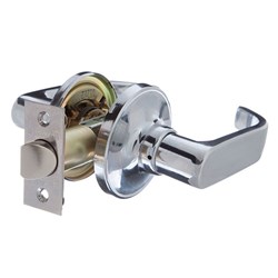 BRAVA Urban LN Series Tiebolt Passage Lever Set Adjustable 60/70mm Backset Chrome Plate - LN203B