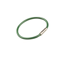 Lucky Line Twisty Cable Ring suits Creone Cabinets 127mm Nylon Coated Steel in Green - 081140