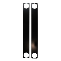 McGrath Locks Scar Plate to suit Grange, 556x 64x 2mm, Mild Steel Powder Coated Matt Black, Packet of 2