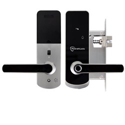 McGrath NX1 Digital Lock, Nickel Silver with Euro Style 60mm Backset Mortice Lock