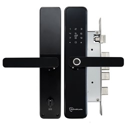 McGrath NX6 WIFI Digital Lock, Black Finish with Euro Style 6068 60mm Backset Mortice Lock