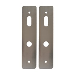 McGrath Locks Scar Plate to suit Stafford and Hamilton, 300x70x2mm SS304, Fire Rated to 2 Hours on Firecore and E-Core Doors Packet of 2