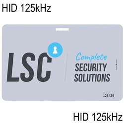 Neptune ISO Card HID 125kHz Colour Print 1 Side With Slot Punch – Long Side