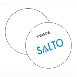 Salto Desfire 4K Stickers for KS. Pack of 20 units.