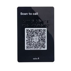 SALTO XS4 Com iGo with QR Code, NFC Plate and Braille