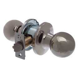 BRAVA Metro RA Series Tiebolt Passage Knob Set Adjustable Backset Polished Stainless Steel - RA3082PSS