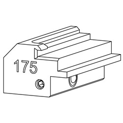 Silca Clamp to suit Quattrocode D-Series D600 or D700 Machines for Cutting EVVA 3KS 4KS Keys 175 - D7A9953ZB