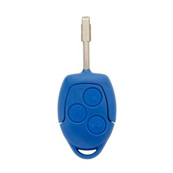 Silca Automotive Key and Remote Replacement Shell for Ford Transit with 3 Buttons and FO21 Fixed Blade