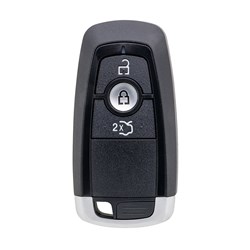 Silca Automotive Smart Key and Remote Replacement Shell for Ford with 3 Buttons and HU101E Emergency Blade