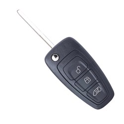 Silca Automotive Key and Remote for Ford Transit with 3 Buttons ID47 and HU101 Flip Blade