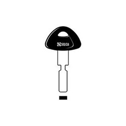 Silca HU71P Key Blank for Scania Cars Plastic Head