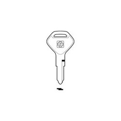 Silca KW2R Key Blank for Kawasaki Motorbikes