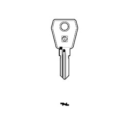 Silca LF61R Key Blank for Lock Focus and Lowe and Fletcher Cylinders