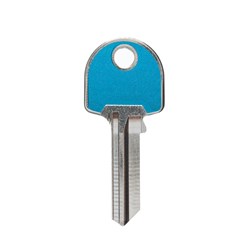 Silca LW4LVB Key Blank for Lockwood Cylinders in Velvet Blue