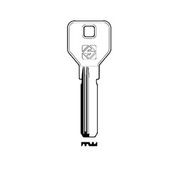 Silca Key Blank (Dimple M-Wave style) for imported cylinders RC10R