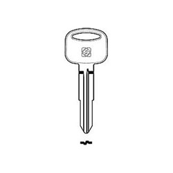 Silca SSY3 Key Blank for Ssangyong Cars