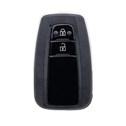 Silca Automotive Smart Key and Remote Replacement Shell for Toyota with 2 Buttons and TOY53 Emergency Blade