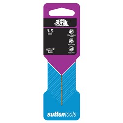 Sutton Heavy Duty Cobalt Alloy Drill Bit, 1.5mm Diameter - D1080150