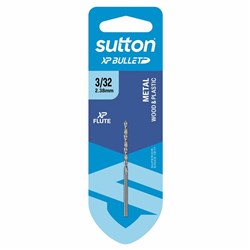 Sutton Silver Bullet Jobber Drill Bit HSS Carded 3/32" - D220H0238