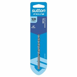 Sutton Silver Bullet Jobber Drill Bit HSS Carded 15/64"  - D220H0595