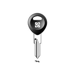 Silca ZD24RDP Key Blank with Plastic Head for Zadi, Motorbikes, Cars, Caravans and Various Locks