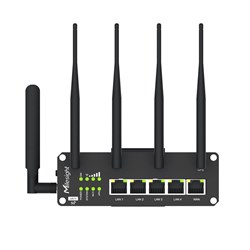 Milesight UR75 Dual Sim 5G Series Industrial Router, Dual Sim, GPS, Wi-Fi, IP30 - UR75-504AE-W2