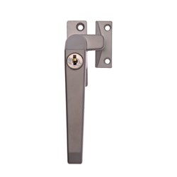 Whitco Series 25 Window Fastener Lockable Left Hand in Sharp Silver Kinetic Pearl - W225211