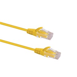 Datamaster CAT6 UTP Yellow Slim Patch Cable, 5m - W2655SLIYEL